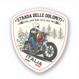Strada statale 48 delle Dolomiti 1 Sticker
