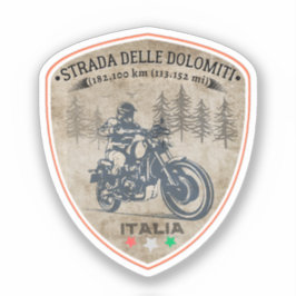 Strada statale 48 delle Dolomiti Sticker