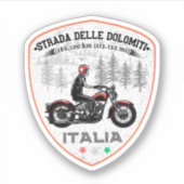 Strada statale 48 delle Dolomiti Sticker (Voorkant)