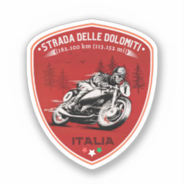 Strada statale 48 delle Dolomiti Sticker