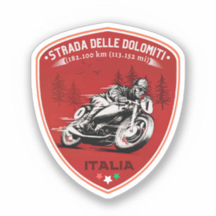 Strada statale 48 delle Dolomiti Sticker