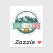 Strada statale 48 delle Dolomiti Sticker (Vel)