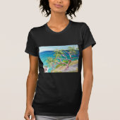 Stradbroke Island Uitzichten T-shirt (Voorkant)
