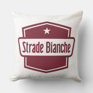 Strade Bianche Logo Kussen