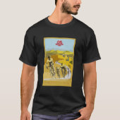 Strade Bianche Retro Cycling Art T-shirt (Voorkant)