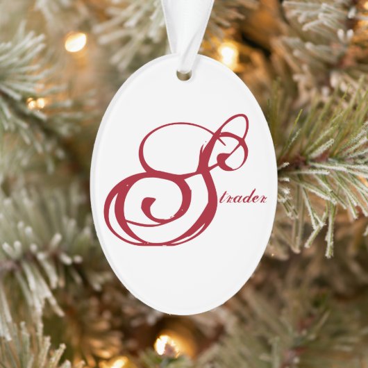 "Strader" Ornament met Live Laugh Love op rug (Boom)