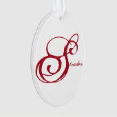 "Strader" Ornament met Live Laugh Love op rug (voorkant)