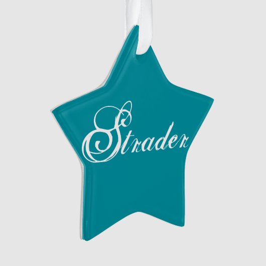 "Strader" Star Ornament (voorkant)