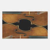 Stradivari Duo Rechthoekige Sticker (Voorkant)