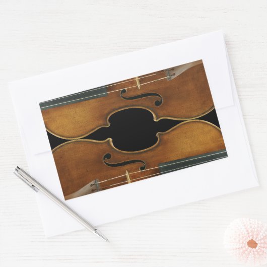 Stradivari Duo Rechthoekige Sticker (Envelop)