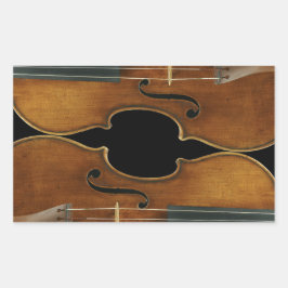 Stradivari Duo Rechthoekige Sticker