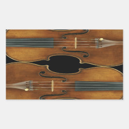 Stradivari Duo Rechthoekige Sticker