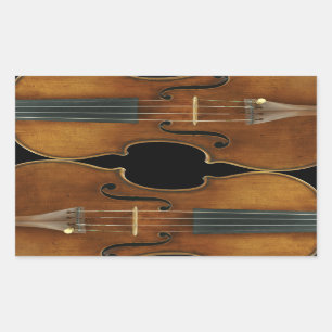 Stradivari Duo Rechthoekige Sticker