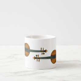 Stradivari Violin Duo, gereproduceerd op de Espres Espresso Kop