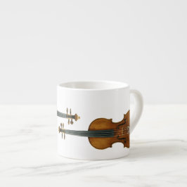 Stradivari Violin Duo, gereproduceerd op de Espres Espresso Kop