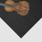 Stradivari Violin Ensemble on Black Tissuepapier (Detail)