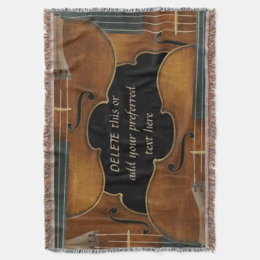 Stradivari Violin Quartet met  naam Deken (Voorkant Verticaal)