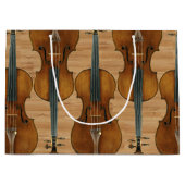Stradivari Violin Quintet over het effect van hout Large Cadeautasje (Voorkant)