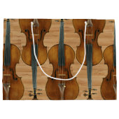 Stradivari Violin Quintet over het effect van hout Large Cadeautasje (Achterkant)