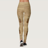 Stradivarius Violins op houtenlantaarns Leggings (Achterkant)