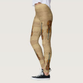 Stradivarius Violins op houtenlantaarns Leggings (Links)
