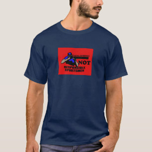 Straf criminelen niet verantwoordelijke sporters t-shirt