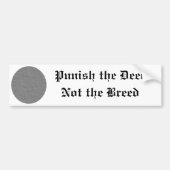 Straf de Bumpersticker Deed (Voorkant)