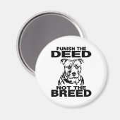 STRAF DE DAAD NIET HET RAS MAGNEET (Voorkant / Achterkant)