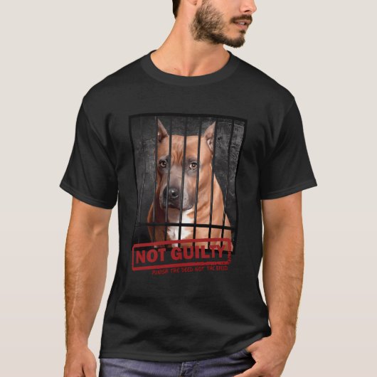 Straf de daad niet het ras t-shirt (Voorkant)