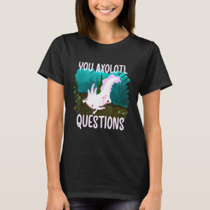 Straf je Axolotl Vragen Vis Met Handen Axolotl T-shirt