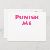 Straf me briefkaart (Voorkant / Achterkant)