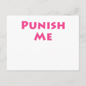 Straf me briefkaart (Voorkant)