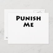 Straf me briefkaart (Voorkant / Achterkant)