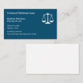 Strafadvocaat Visitekaartje (Voorkant / Achterkant)