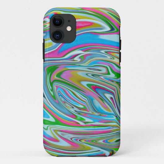 Straffe kleuren abstract ontwerp Case-Mate iPhone case (Achterkant)