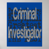 Strafonderzoeker Extraordinaire Poster (Voorkant)