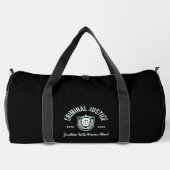 Strafrecht "Gerechtigheid zal nooit rusten" 2024 Plunjezak (Achterkant)