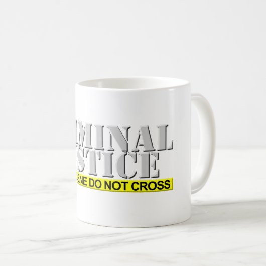 Strafrecht () koffiemok (Voorkant rechts)