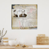 STRAFRECHT VAN AL CAPONE 1932 POSTER (Keuken)