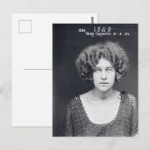 strafrechtelijk Vrouw - Mok zwart-wit Briefkaart (Voorkant / Achterkant)