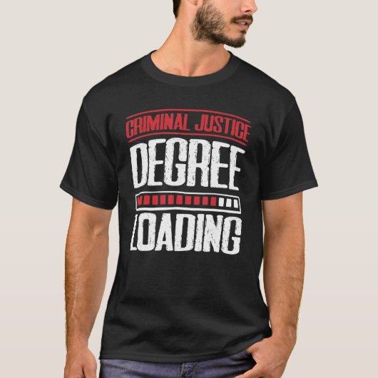 Strafrechtelijke graad van laden advocaat-generaal t-shirt (Voorkant)