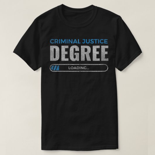 Strafrechtelijke graden Looptijd Gift Law Student  T-shirt (Design voorkant)