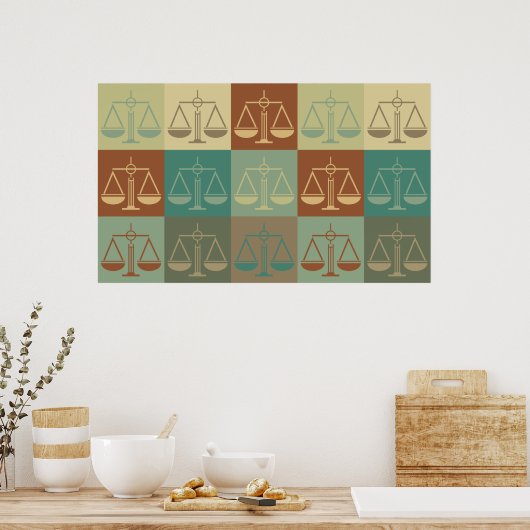 Strafrechtelijke Pop Art Poster (Keuken)