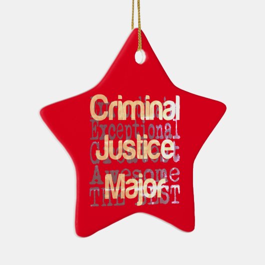 Strafrechter-majoor extraordinaire keramisch ornament (Rechts)