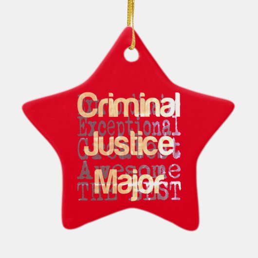 Strafrechter-majoor extraordinaire keramisch ornament (Achterkant)