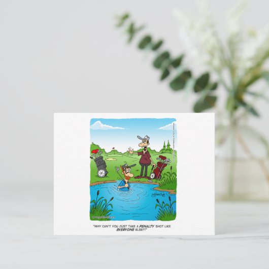 strafschot briefkaart (Staand voorkant)