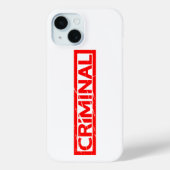 Strafstempel Case-Mate iPhone Case (Achterkant)