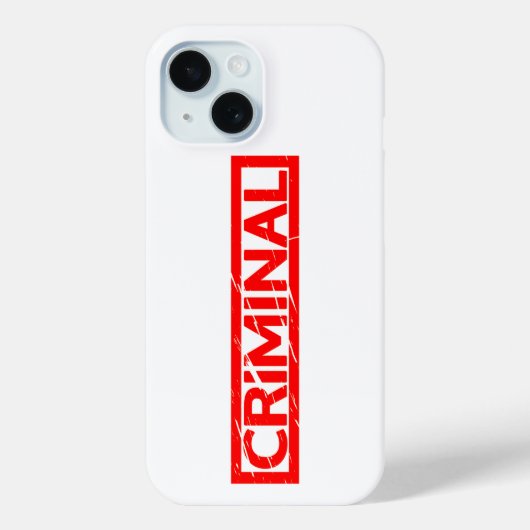 Strafstempel Case-Mate iPhone Case (Achterkant)