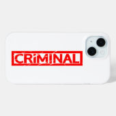 Strafstempel Case-Mate iPhone Case (Achterkant (horizontaal))