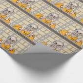 Strafzaak in gevangenschap cadeaupapier (Hoek)